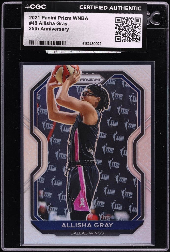 Allisha Gray #48 2021 Panini Prizm WNBA Premium Base Premium