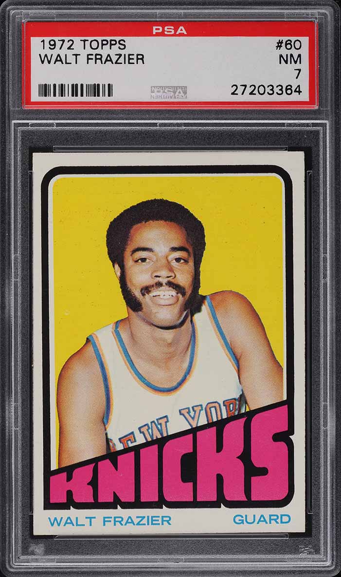 1972 Topps Basketball Walt Frazier #60 PSA 7 NRMT