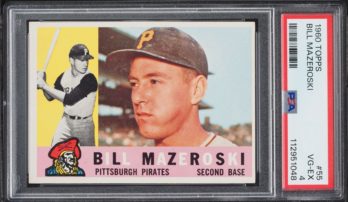 1960 Topps Bill Mazeroski #55 PSA 4 VGEX