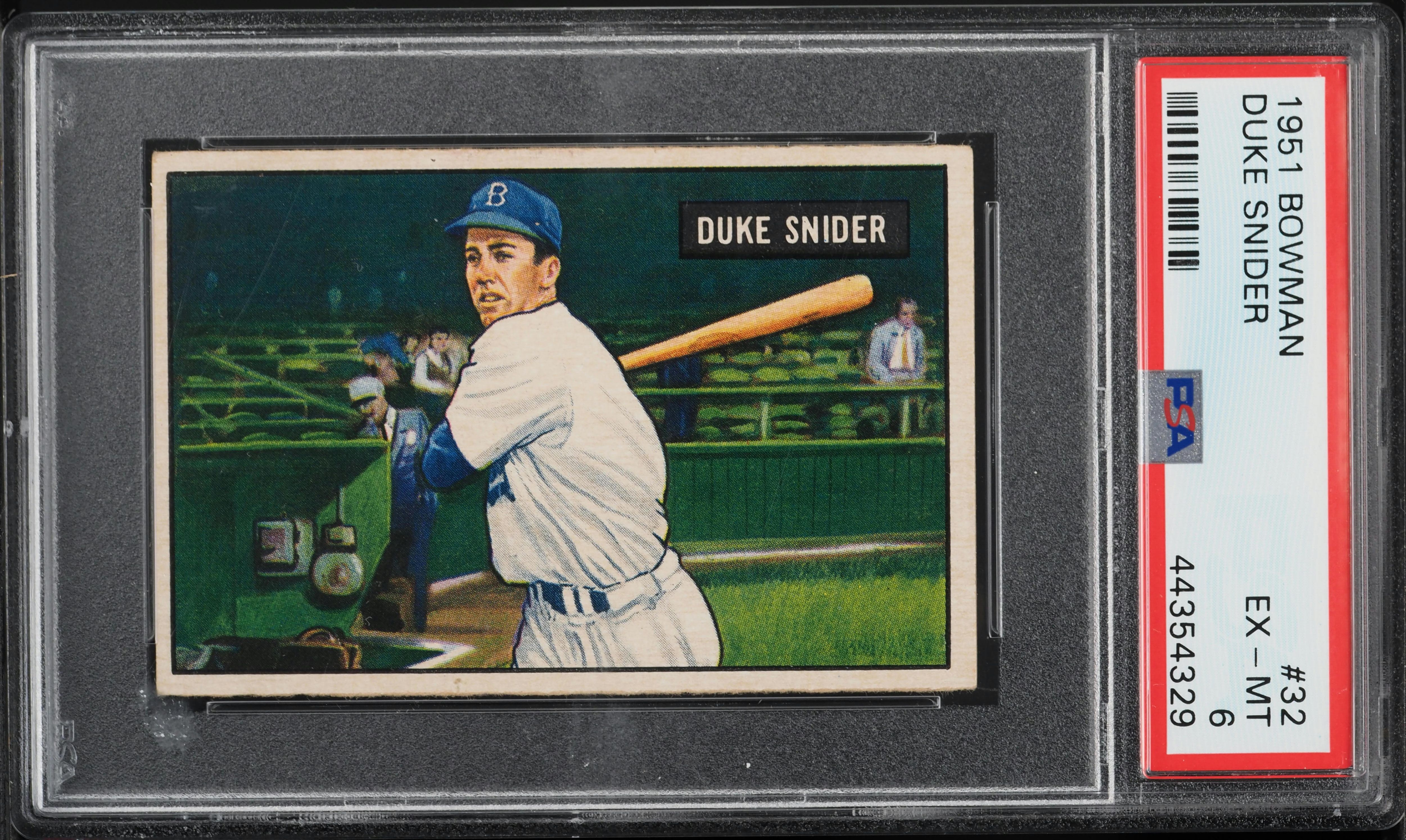 1951 Bowman Duke Snider #32 PSA 6 EXMT
