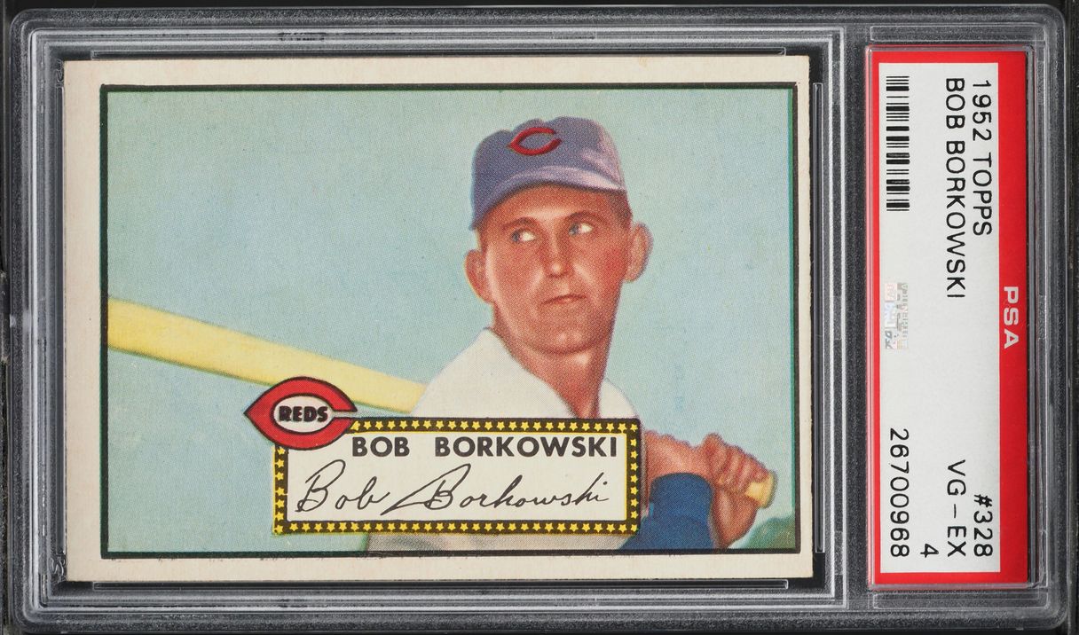 1952 Topps Bob Borkowski #328 PSA 4 VGEX