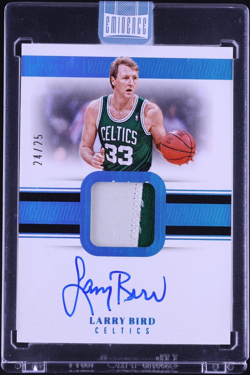 2024 Panini Eminence Larry Bird PATCH AUTO /25 #PA-LBD