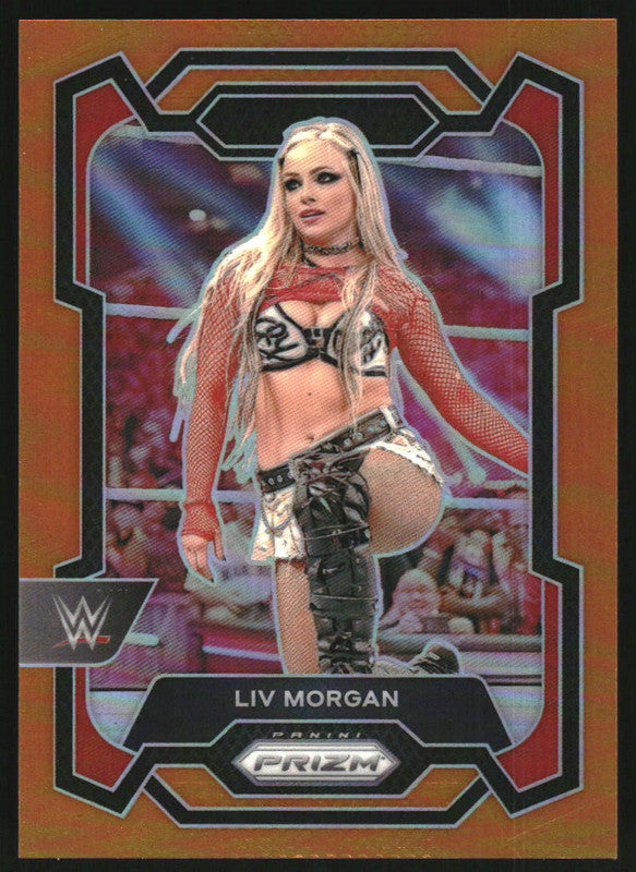 2024 Panini Prizm WWE Orange Prizms #177 Liv Morgan /99