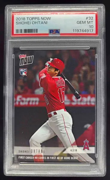 2018 Topps Now #32 Shohei Ohtani RC PSA 10