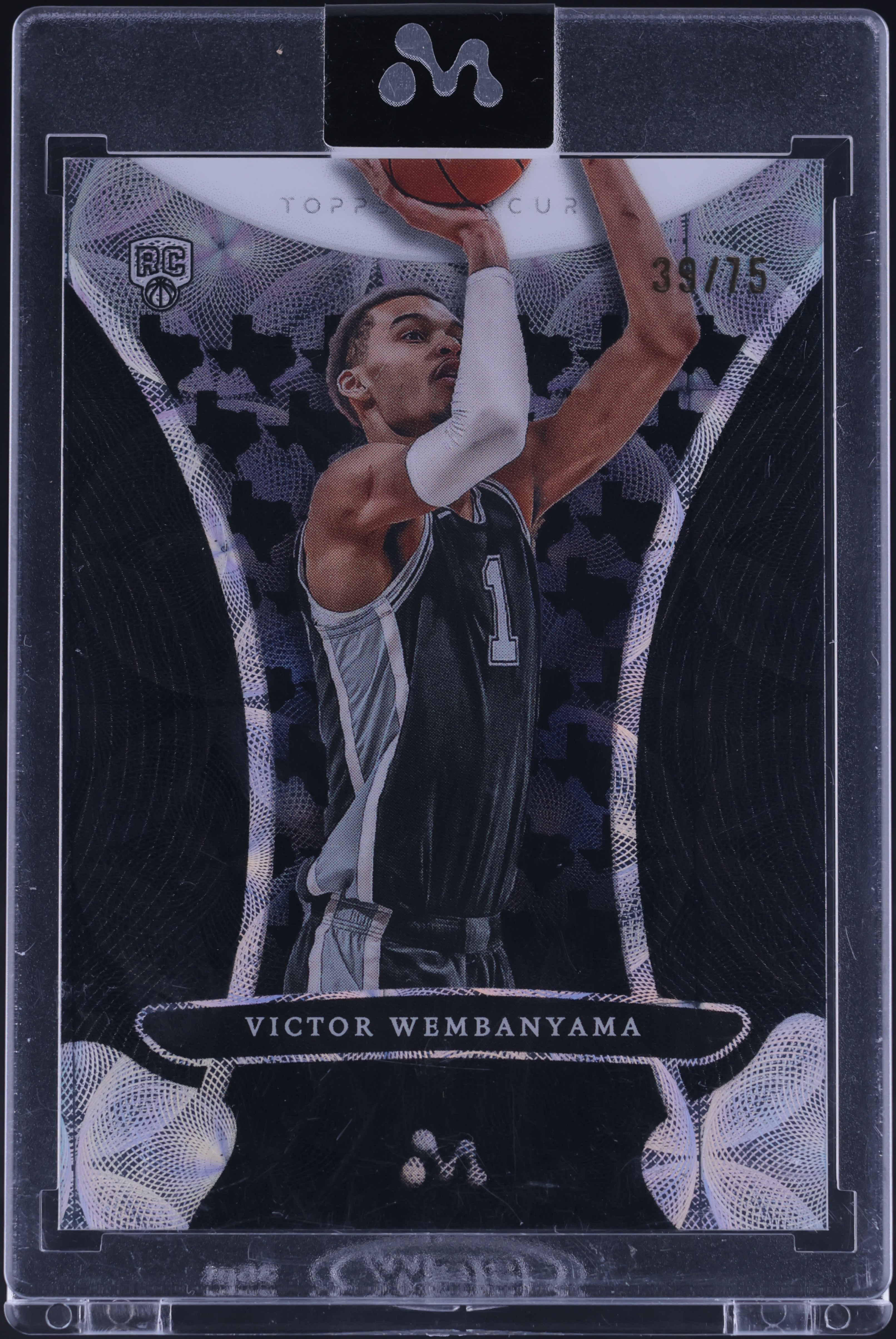 2023 Topps Mercury Texas Kaleidoscope Victor Wembanyama ROOKIE /75 #11