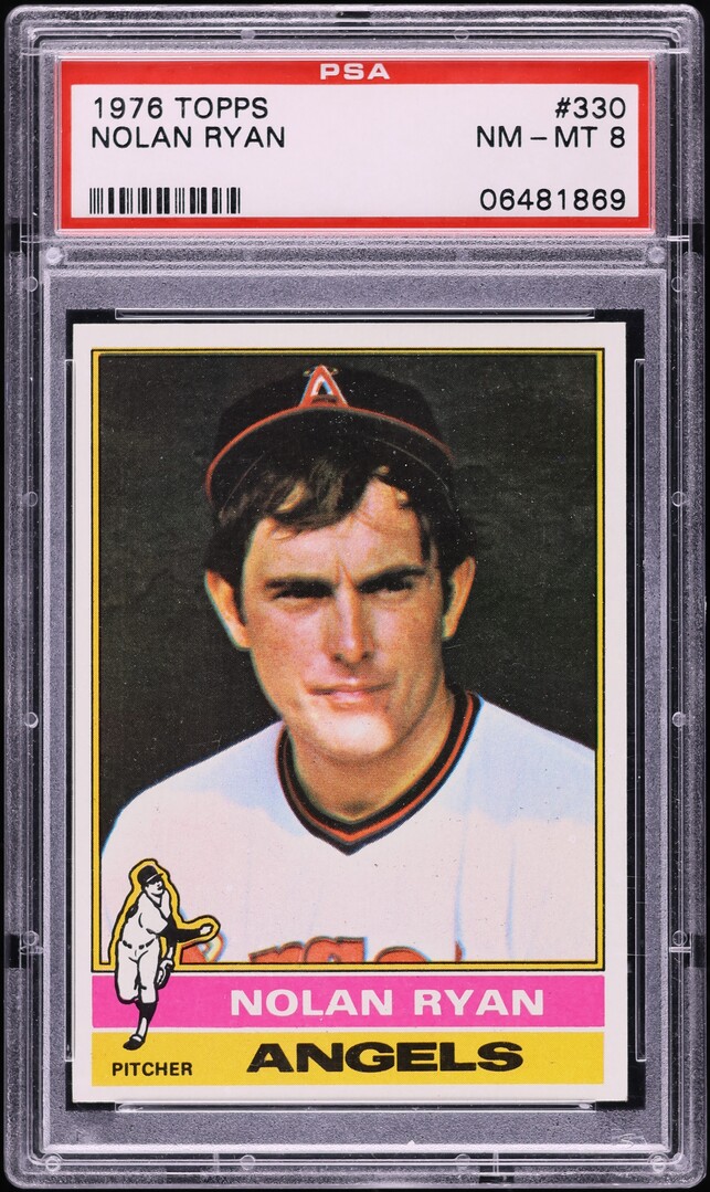 1976 Topps Nolan Ryan #330 PSA 8 NM-MT