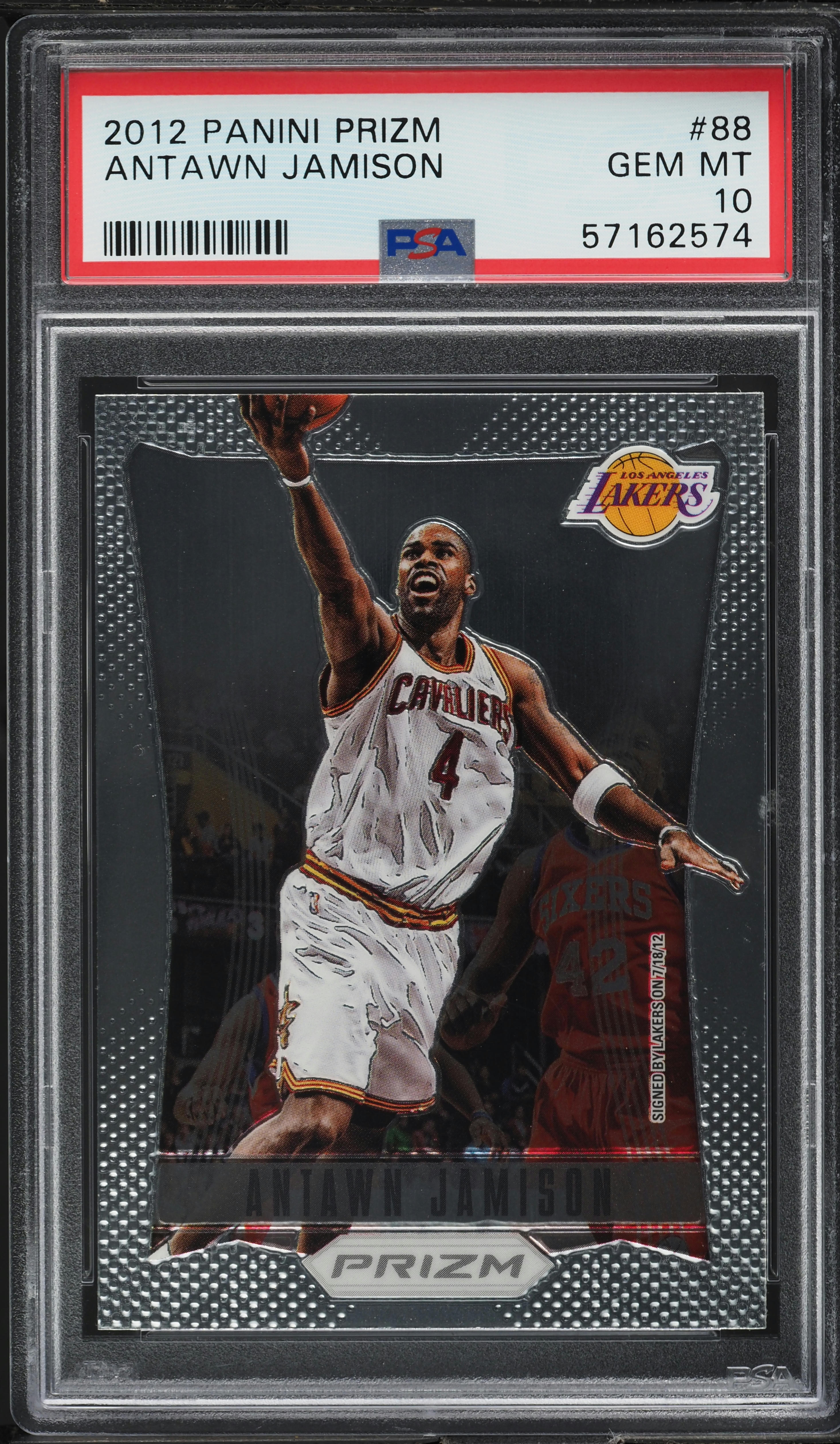 2012 Panini Prizm Antawn Jamison #88 PSA 10 GEM MINT