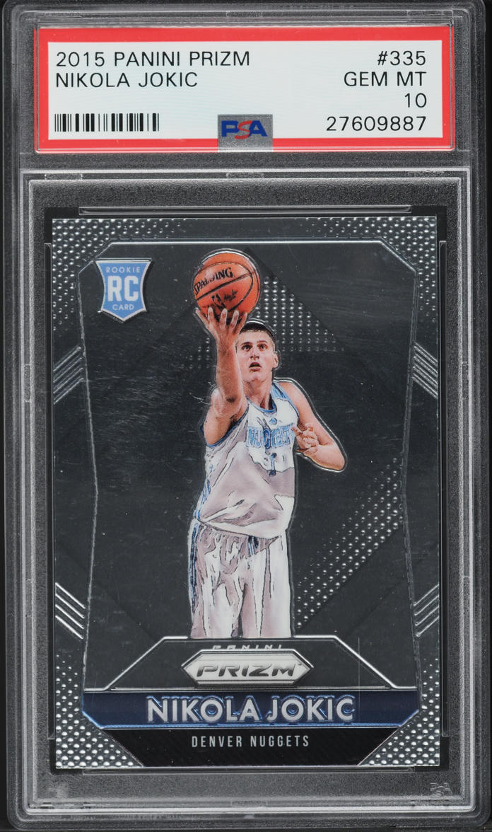 2015 Panini Prizm Nikola Jokic ROOKIE #335 PSA 10 GEM MINT