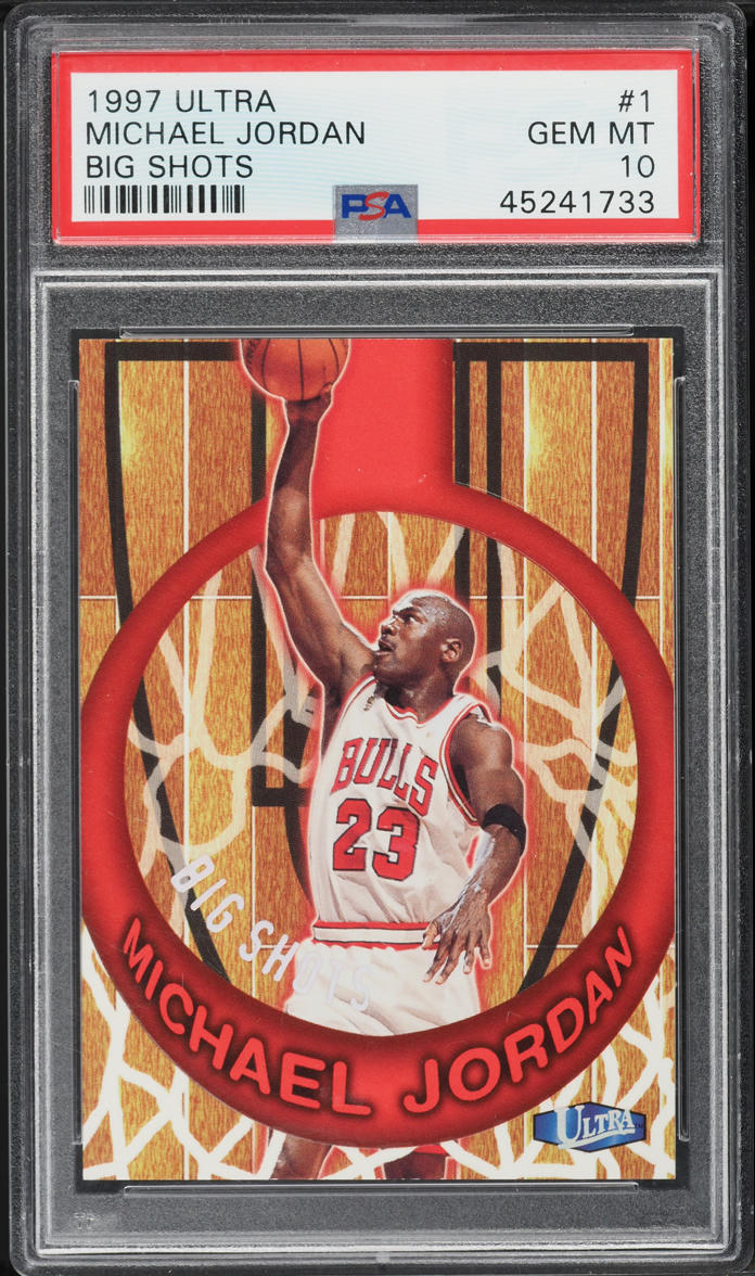 1997 Ultra Big Shots Michael Jordan #1 PSA 10 GEM MINT