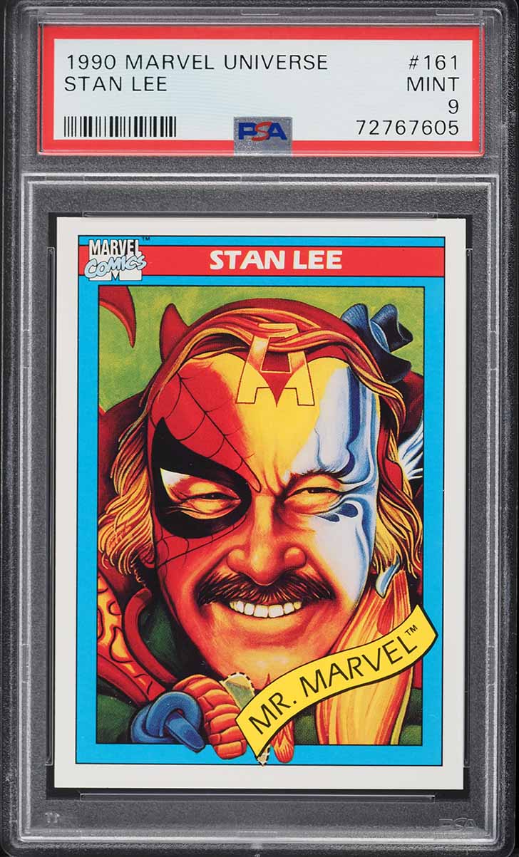 1990 Impel Marvel Universe Stan Lee #161 PSA 9 MINT