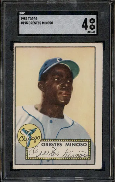 1952 Topps #195 Orestes Minoso SGC 4