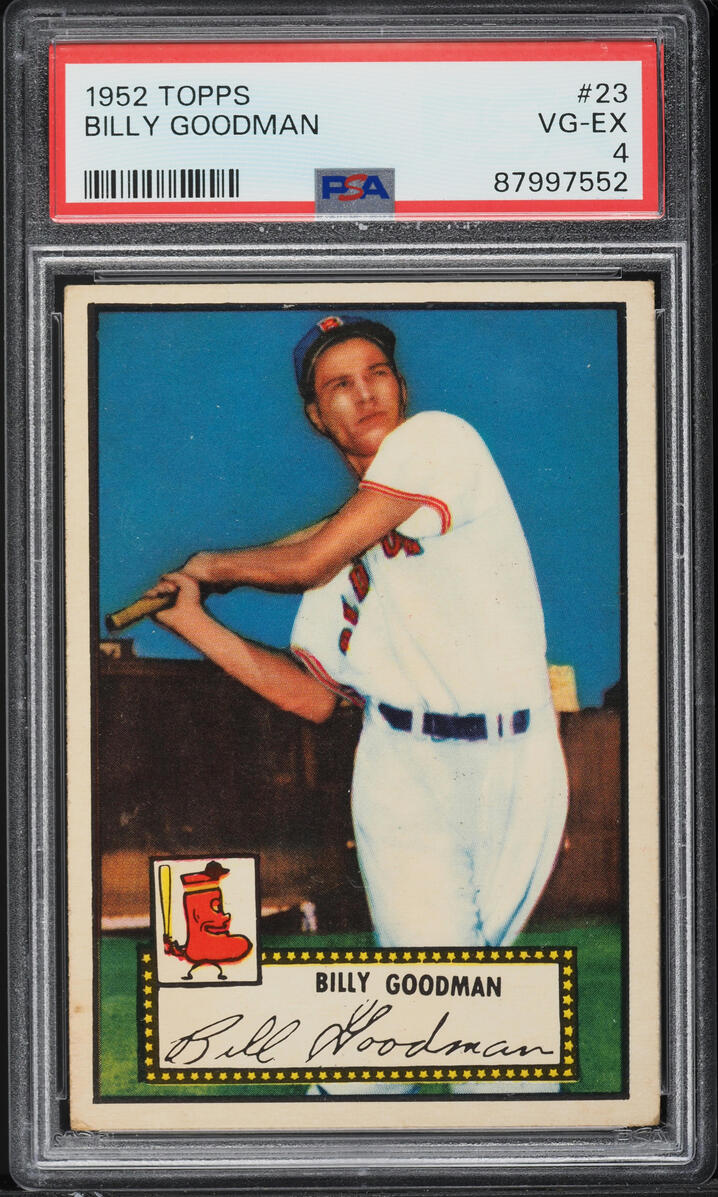 1952 Topps Billy Goodman #23 PSA 4 VGEX