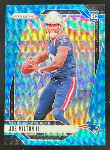 2024 Panini Prizm Blue Wave Prizm #354 Joe Milton III RC /230