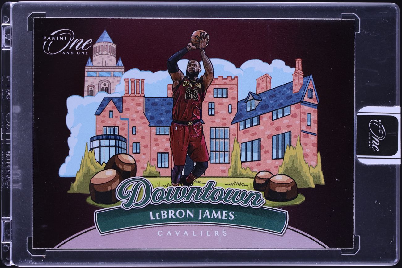 2023 Panini One And One Downtown Variation LeBron James #8