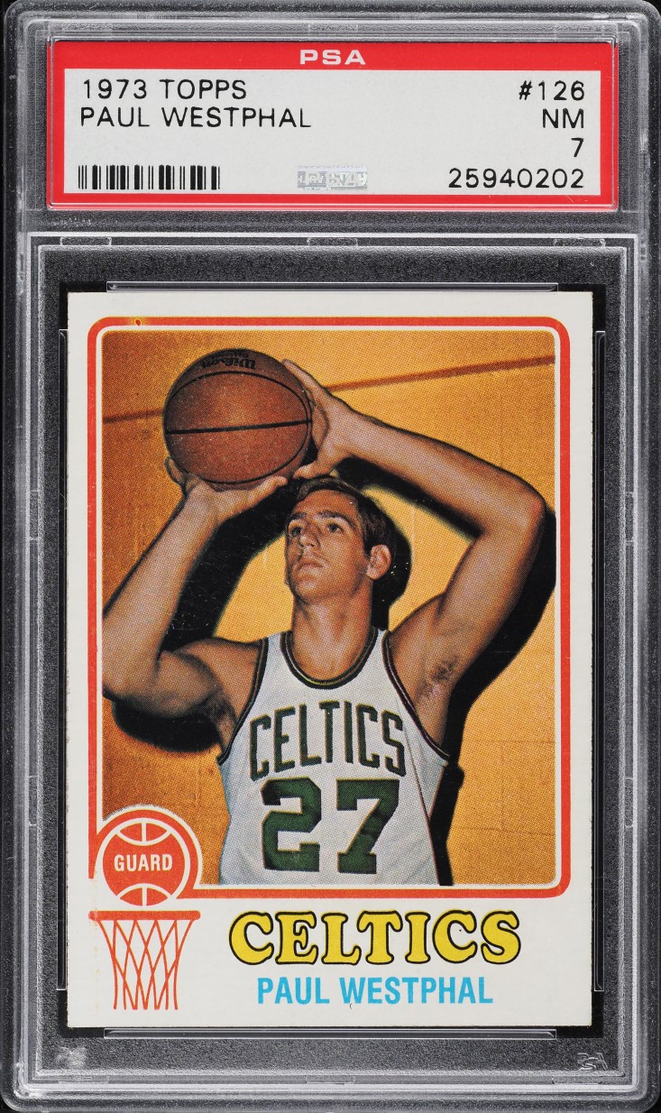 1973 Topps Basketball Paul Westphal ROOKIE #126 PSA 7 NRMT