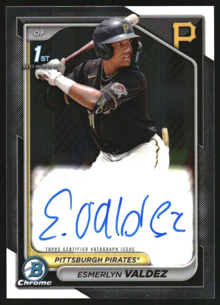 2024 Bowman Chrome Autographs #CPA-EV Esmerlyn Valdez RC Auto