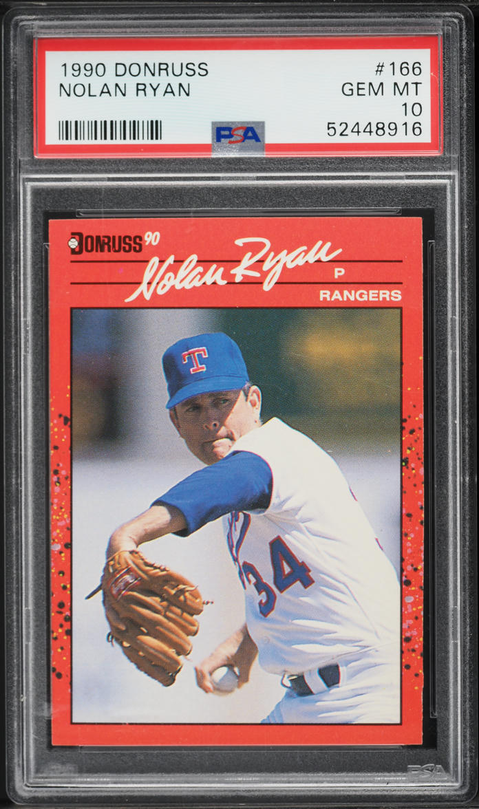 1990 Donruss Nolan Ryan #166 PSA 10 GEM MINT