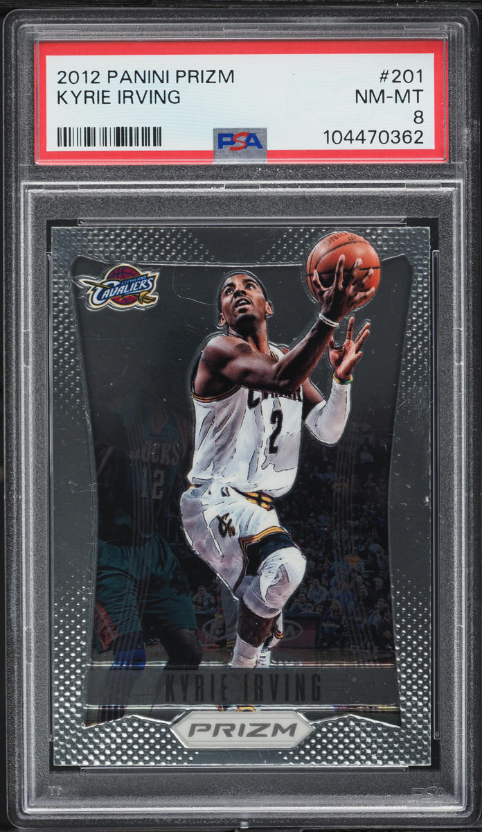 2012 Panini Prizm Kyrie Irving ROOKIE #201 PSA 8 NM-MT