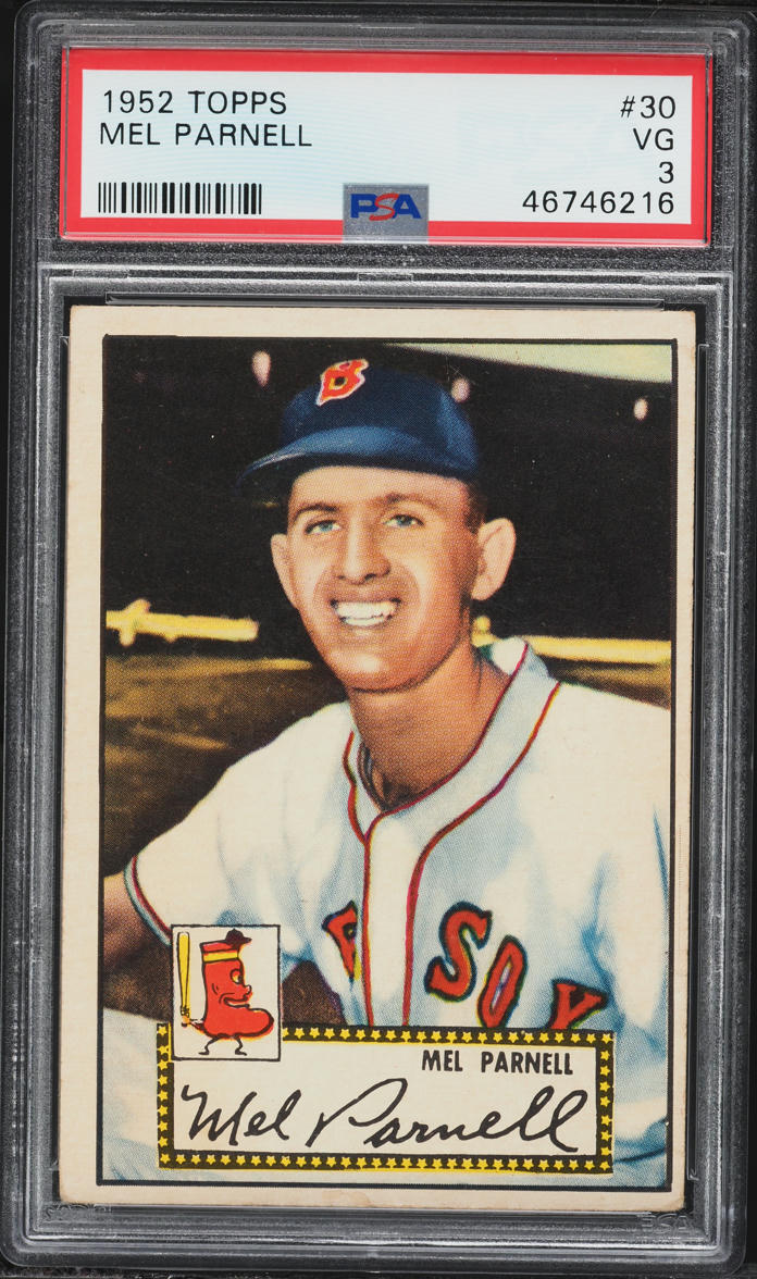 1952 Topps Mel Parnell #30 PSA 3 VG