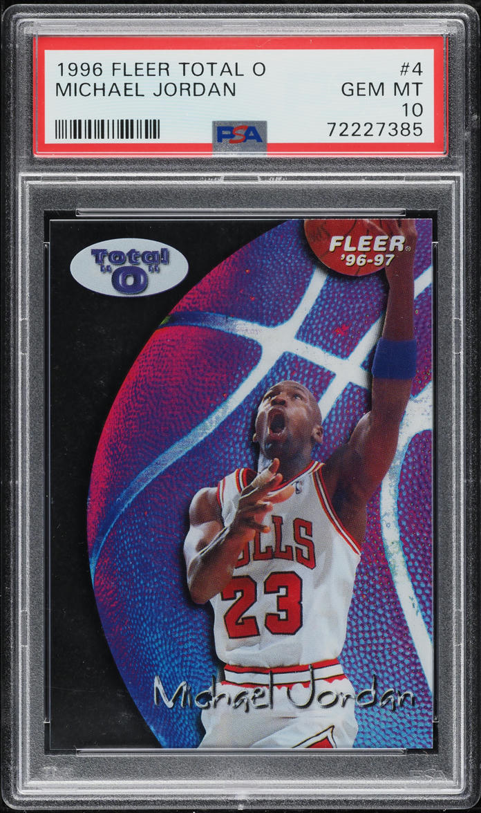 1996 Fleer Total O Michael Jordan #4 PSA 10 GEM MINT