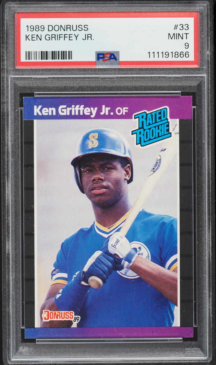 1989 Donruss Ken Griffey Jr. ROOKIE #33 PSA 9 MINT