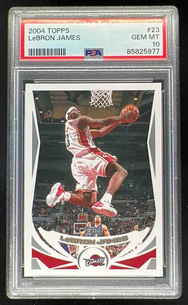 2004-05 Topps #23 LeBron James PSA 10