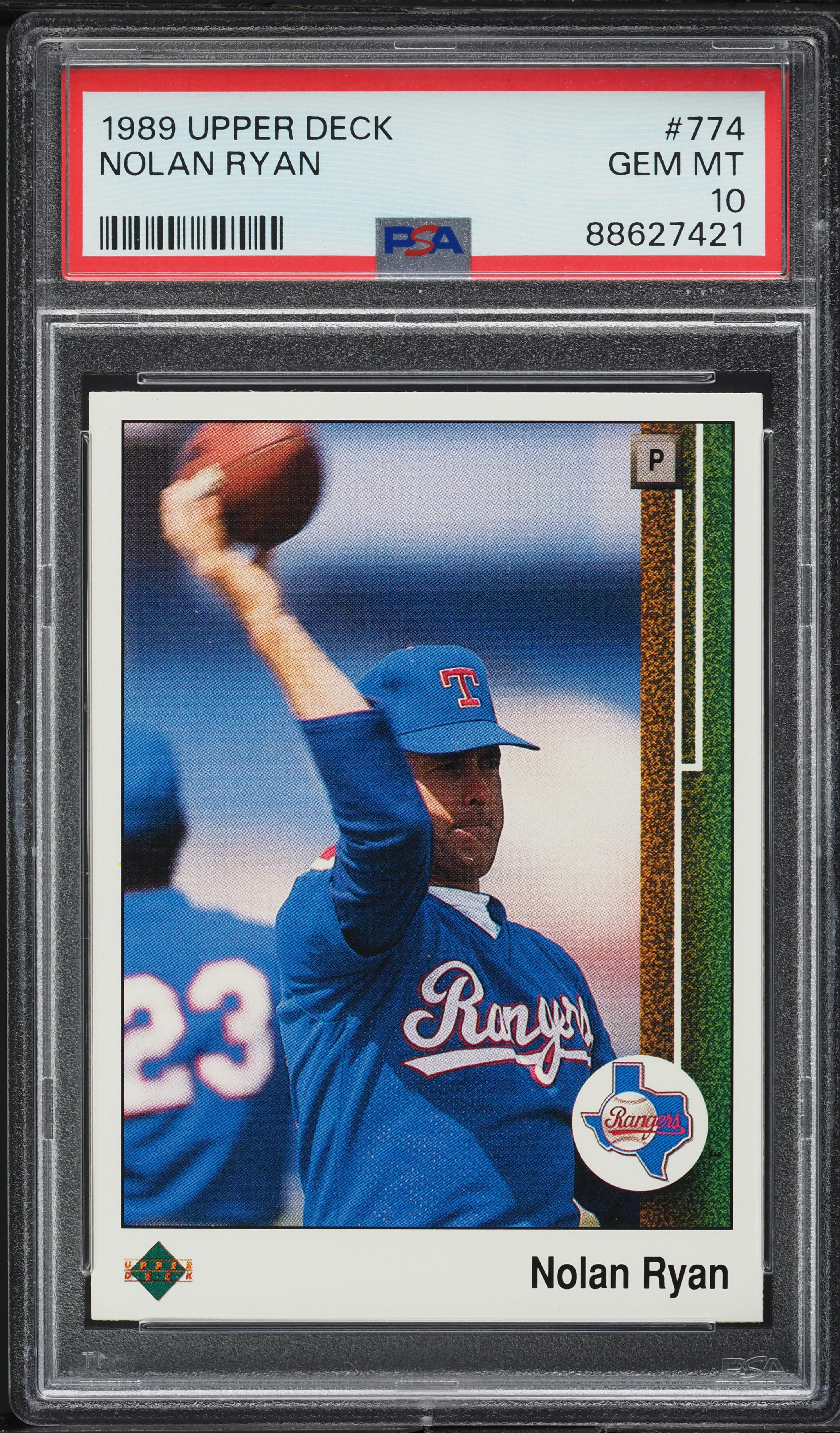 1989 Upper Deck Nolan Ryan #774 PSA 10 GEM MINT