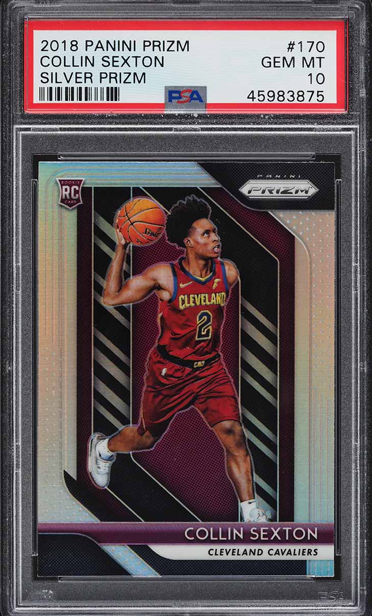 2018 Panini Prizm Silver Prizms Collin Sexton ROOKIE #170 PSA 10 GEM MINT