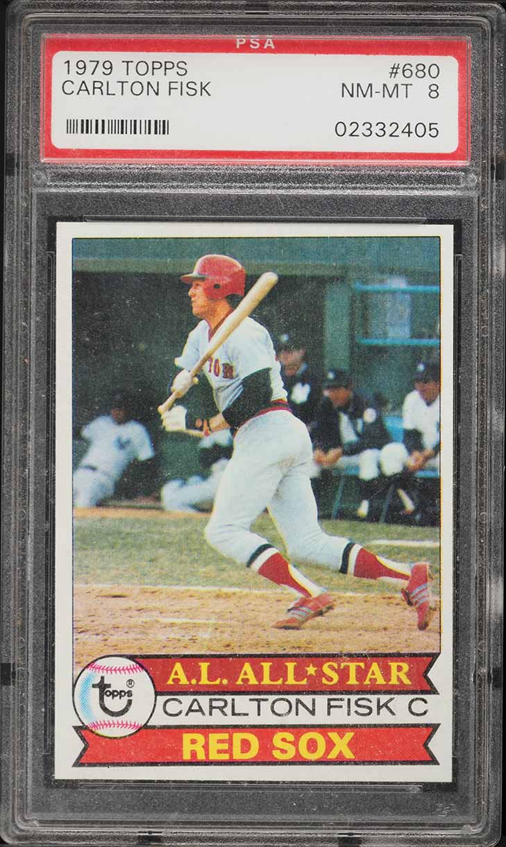 1979 Topps Carlton Fisk #680 PSA 8 NM-MT