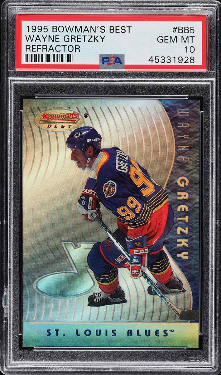 1995 Bowman's Best Refractor Wayne Gretzky #BB5 PSA 10 GEM MINT