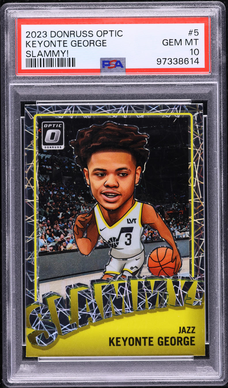 2023 Donruss Optic Slammy! Keyonte George #5 PSA 10 GEM MINT