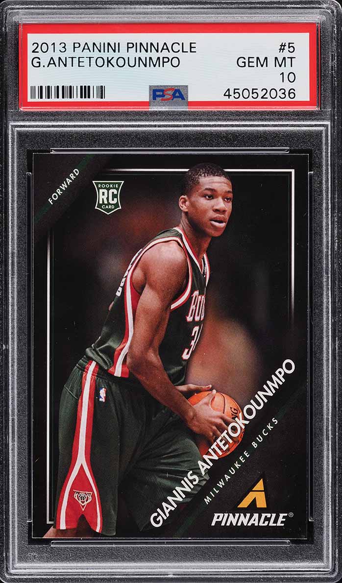 2013 Panini Pinnacle Giannis Antetokounmpo ROOKIE #5 PSA 10 GEM MINT
