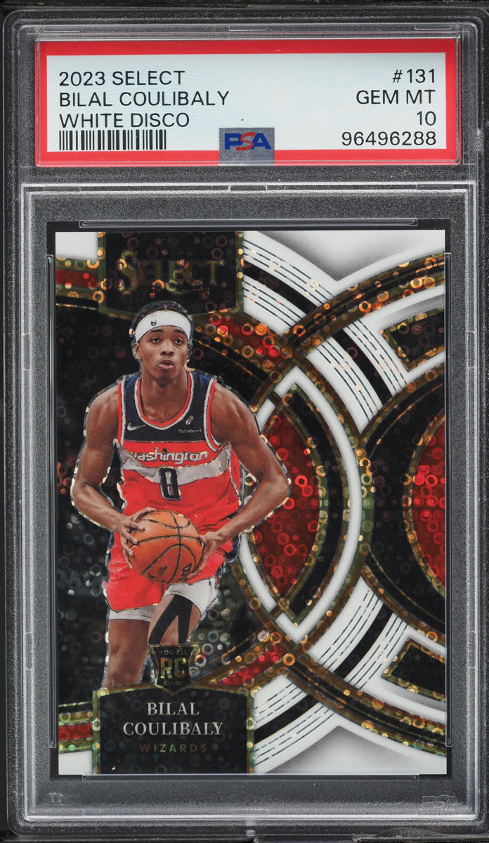 2023 Select Premier White Disco Bilal Coulibaly /75 #131 PSA 10 GEM MINT