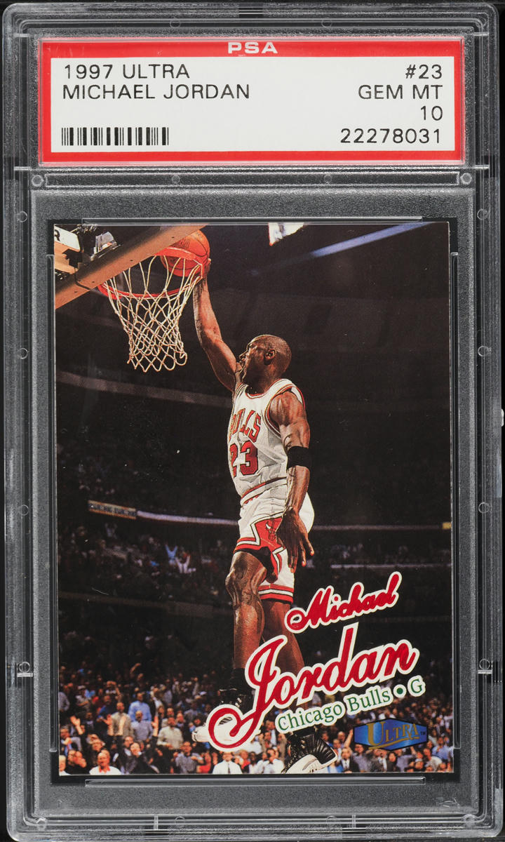 1997 Ultra Basketball Michael Jordan #23 PSA 10 GEM MINT