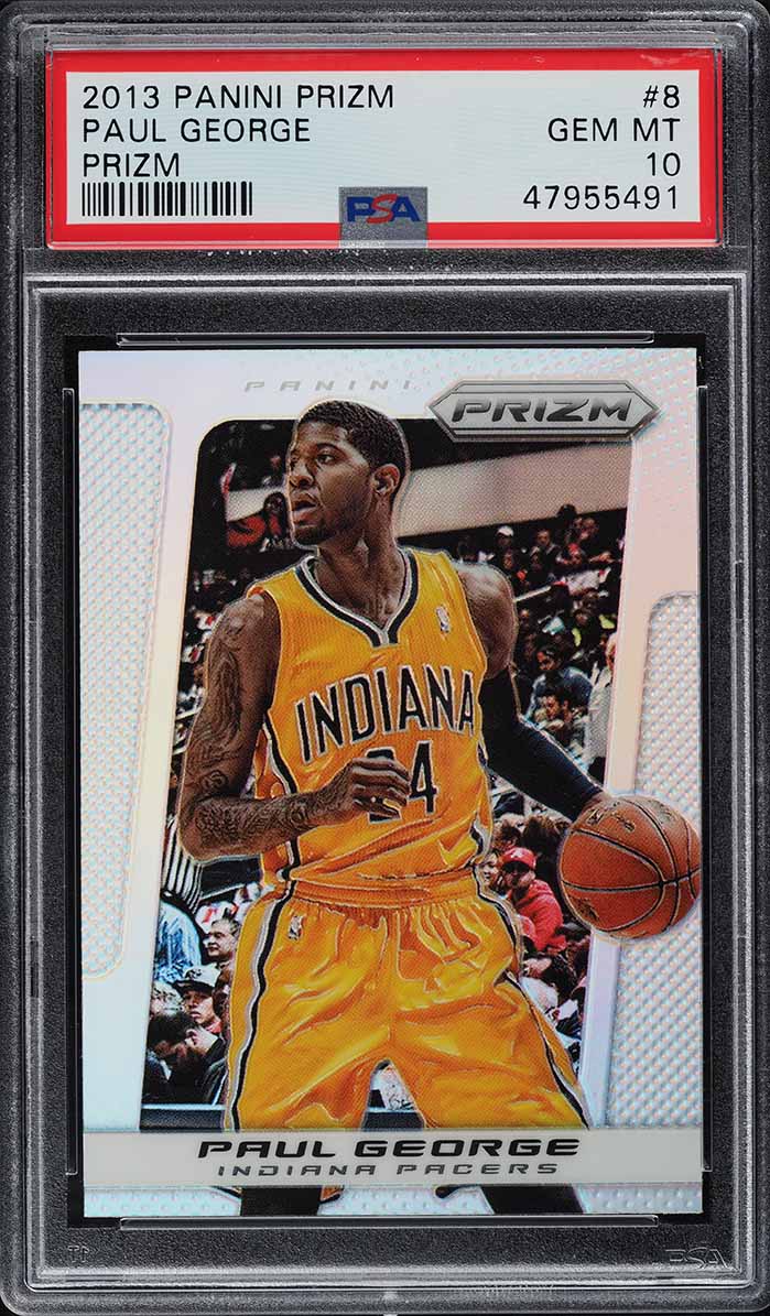 2013 Panini Prizm Silver Paul George #8 PSA 10 GEM MINT