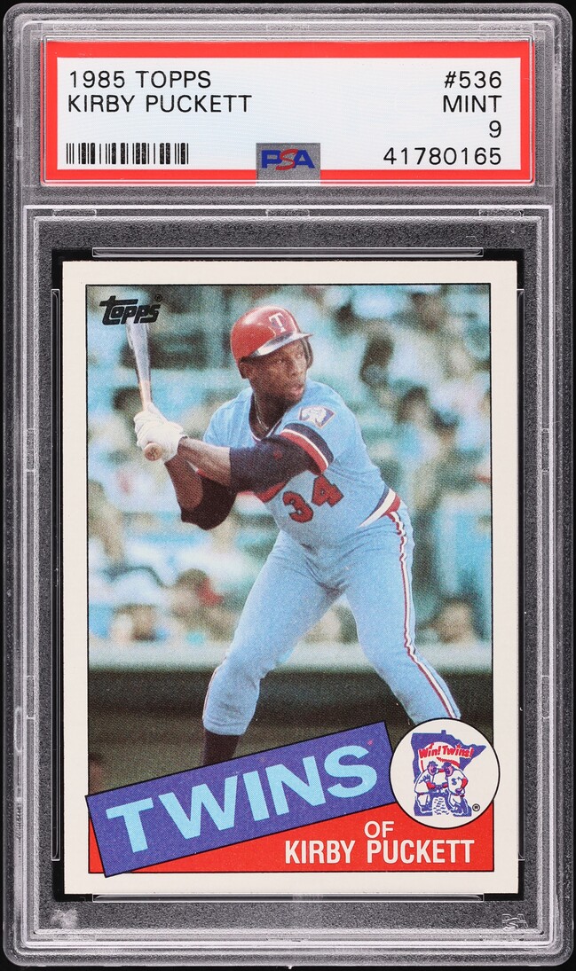 1985 Topps Kirby Puckett ROOKIE #536 PSA 9 MINT