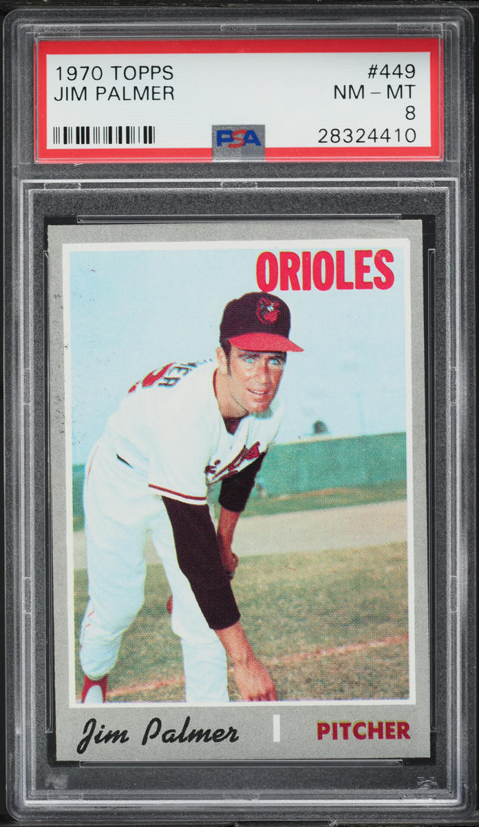 1970 Topps Jim Palmer #449 PSA 8 NM-MT