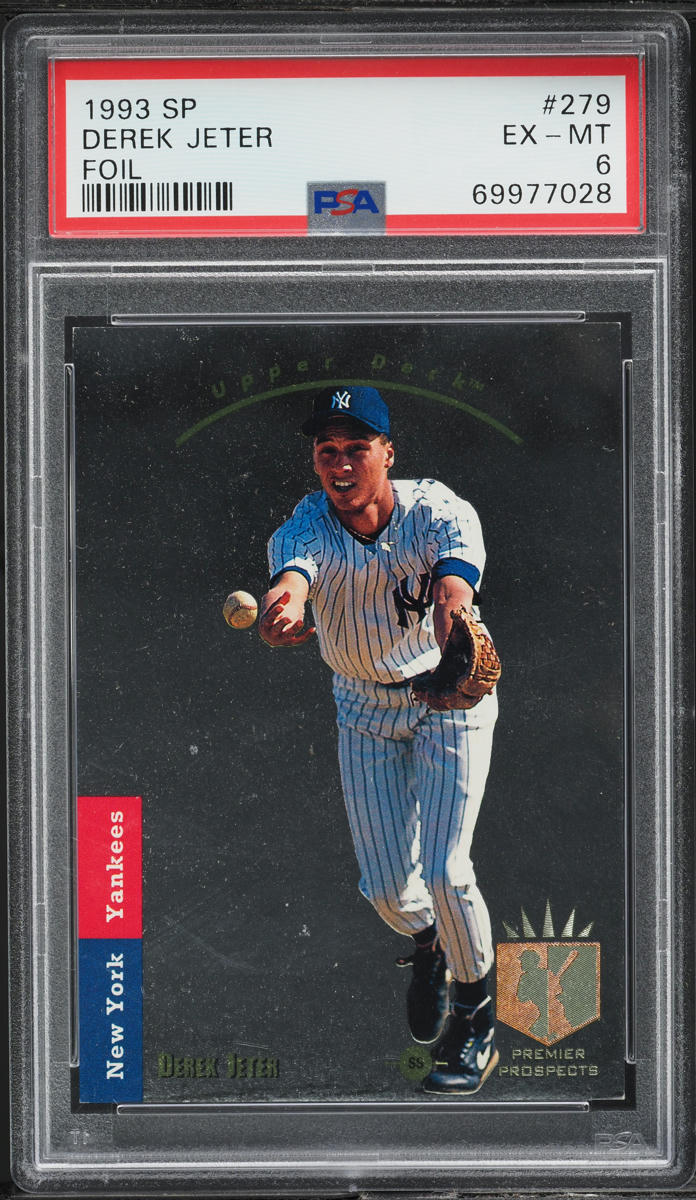 1993 SP Foil Derek Jeter ROOKIE #279 PSA 6 EXMT