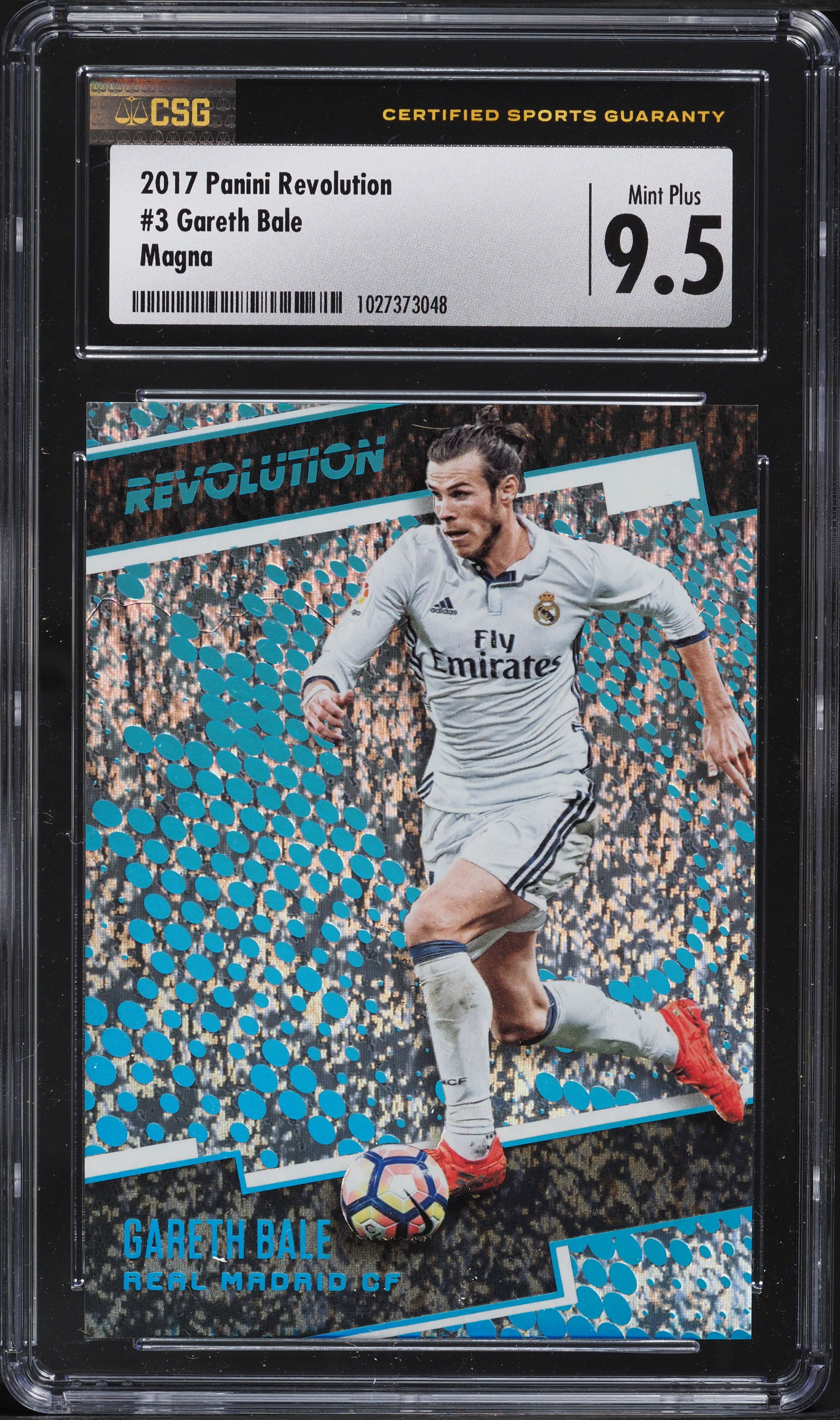 2017 Panini Revolution Magna Gareth Bale /49 #3 CSG 9.5 MINT+