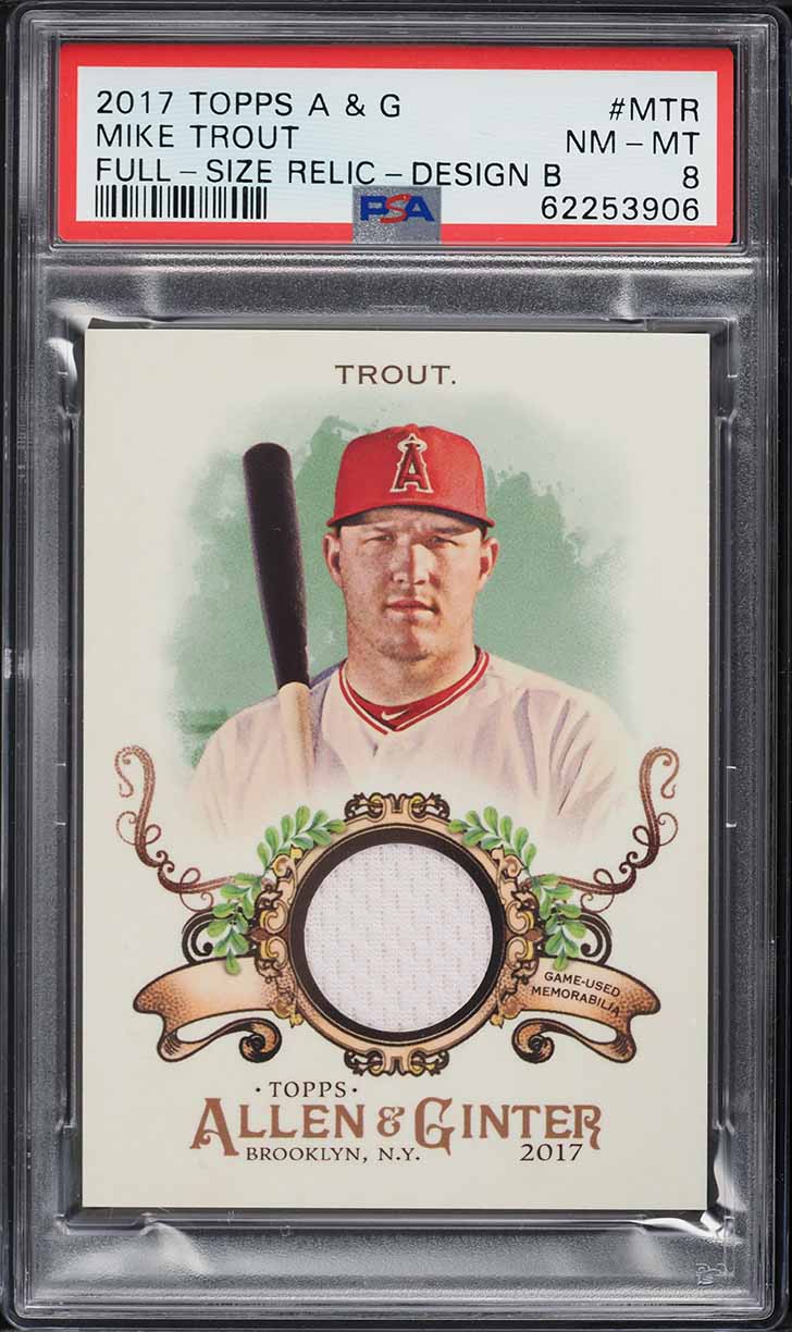 Mike Trout #FSRB-MTR 2017 Topps Allen & Ginter Baseball Relics