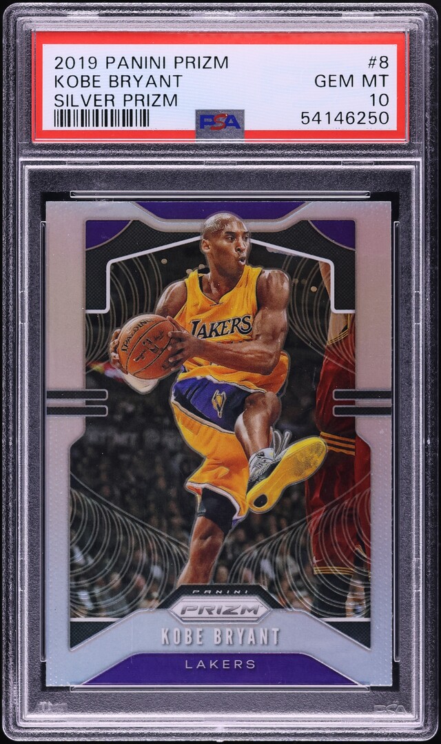 2019 Panini Prizm Silver Kobe Bryant #8 PSA 10 GEM MINT