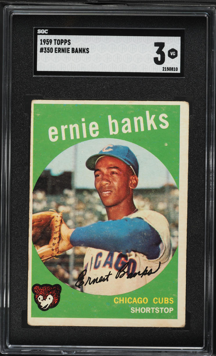 1959 Topps Ernie Banks #350 SGC 3 VG