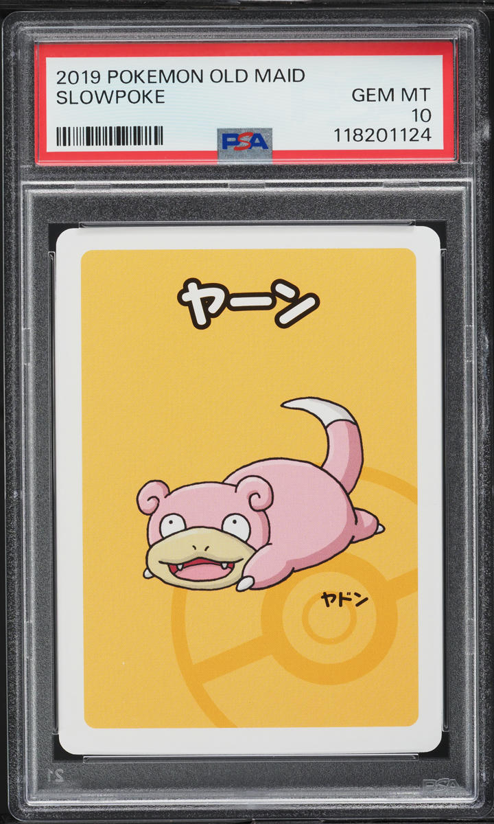 2019 Pokemon Japanese Playing Cards Old Maid Slowpoke PSA 10 GEM MINT