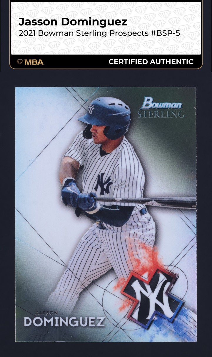 Jasson Dominguez #BSP-5 2021 Bowman Sterling Baseball Prospects