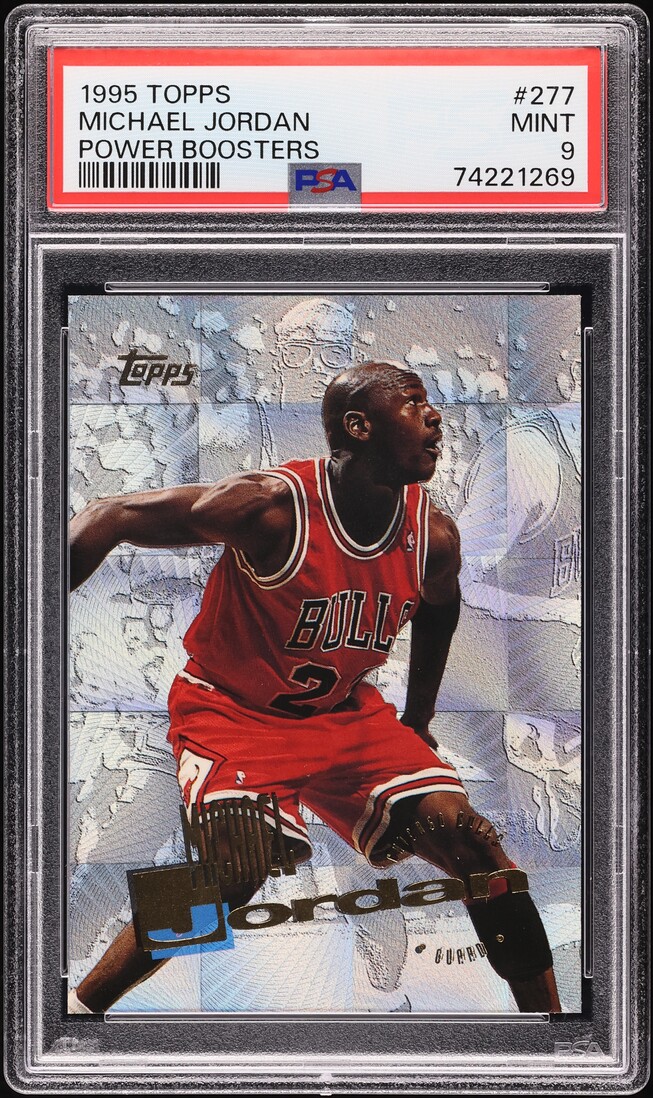 1995 Topps Power Boosters Michael Jordan #277 PSA 9 MINT