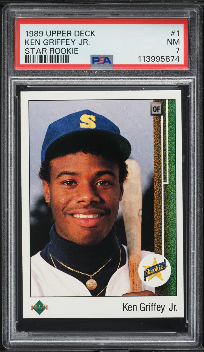 1989 Upper Deck Ken Griffey Jr. ROOKIE #1 PSA 7 NRMT