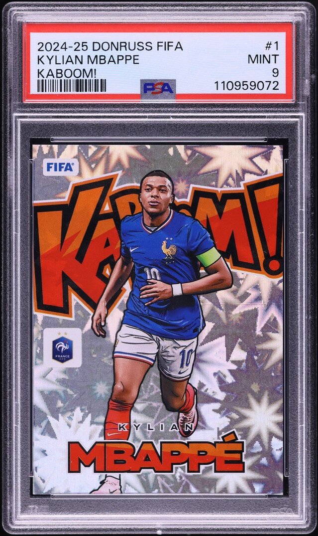 レア panini 21-22 donruss KABOOM エムバペ フランス 2021-22 Panini Donruss Road to Qatar - Kaboom! Kylian Mbappe