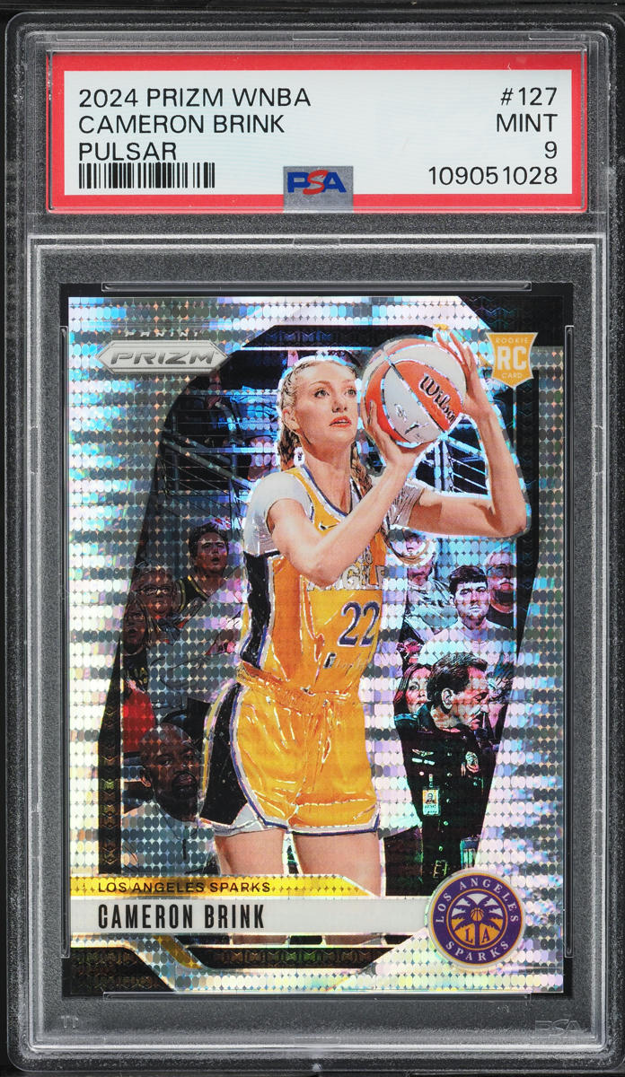 2024 Panini Prizm WNBA Pulsar Cameron Brink ROOKIE /499 #127 PSA 9 MINT