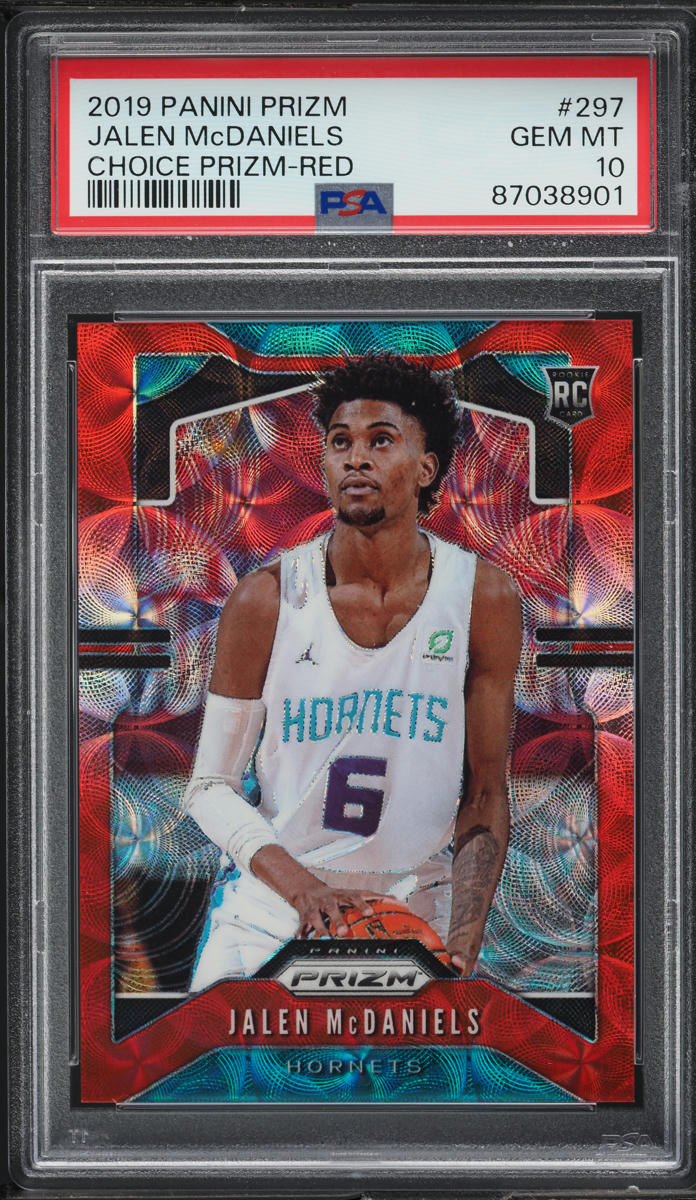 2019 Panini Prizm Choice Red Jalen McDaniels ROOKIE /88 #297 PSA 10 GEM MINT