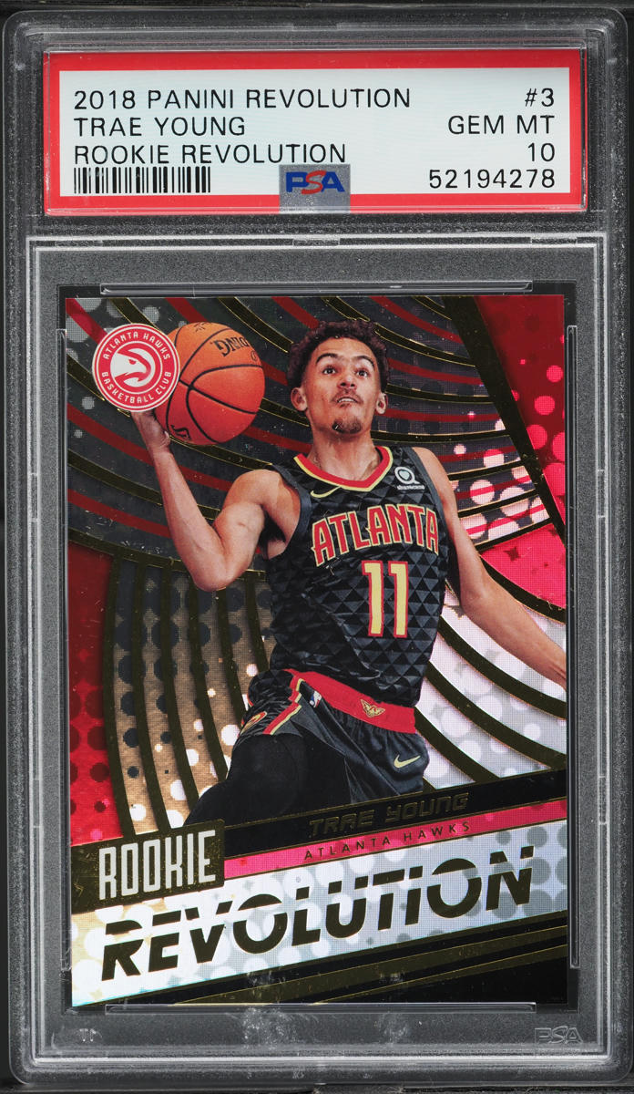 2018 Panini Revolution Trae Young ROOKIE #3 PSA 10 GEM MINT